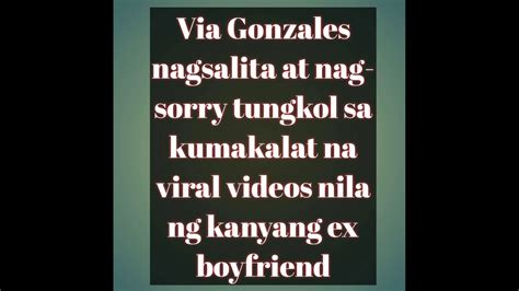 iyottube via gonzales|Via Gonzales nagsalita na sa totoong nangyari tungkol sa.